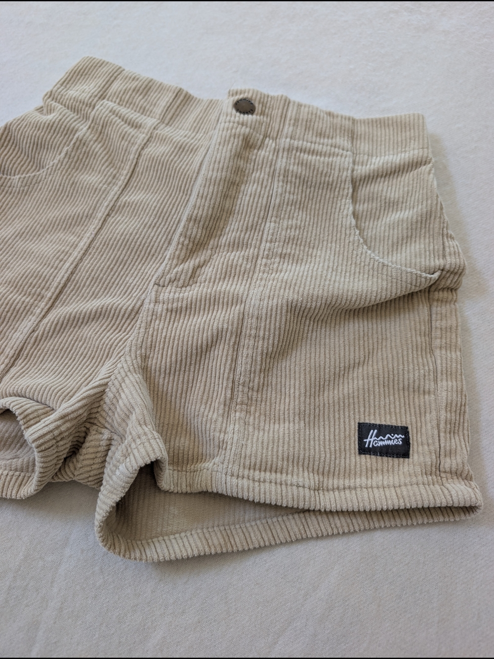 Hammies Vintage Beige Corduroy Shorts Size 26